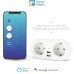 GARZA ENCHUFE SMART WIFI 2 TOMAS Y 2 USB, Power Diode, White