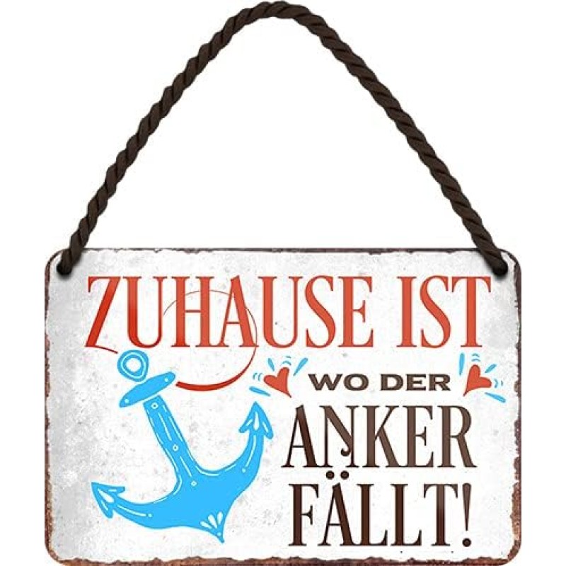 schilderkreis24 Tin Sign Funny Saying 