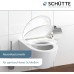 SCHÜTTE Beach Toilet Seat with Soft-Close Mechanism Made of Duroplast, High-Quality Toilet Lid with 175 kg Load Capacity, Toilet Seat with Glasses, Toilet Lid for Toilet, Toilet Seat with Motif