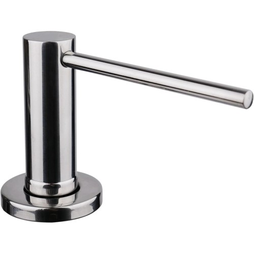 AIKE AK1052 500 ml Washing-Up Liquid Dispenser with Stainless Steel Pump, Built-in Soap Dispenser for Kitchen Sink and Sink