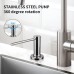 AIKE AK1052 500 ml Washing-Up Liquid Dispenser with Stainless Steel Pump, Built-in Soap Dispenser for Kitchen Sink and Sink