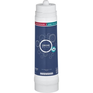 GROHE Blue 40691002 Replacement Filter Magnesium + Zinc, 400 L Capacity (Water Filter Adds Water Additionally with Magnesium and Zinc, Against Chlorine, Limescale and Microplastics)