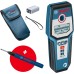Bosch Professional Digital Tracking Device GMS 120 (маркер за сондажни отвори, максимална дълбочина на откриване на дърво/черни метали/цветни метали/кабели под напрежение: 38/120/80/50 mm) – ексклузивен комплект на Amazon