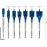 Bosch Professional 7 x Expert SelfCut Speed Flat Milling Drill Bit Set (for Softwood, Coarse Chipboard, Diameter 16-32 mm, Accessories Hammer Drill)