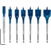 Bosch Professional 7 x Expert SelfCut Speed Flat Milling Drill Bit Set (for Softwood, Coarse Chipboard, Diameter 16-32 mm, Accessories Hammer Drill)