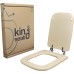 King Seat Conca Ideal Standard Series Toilet Seat Made from Certified MDF Champagne Colour