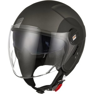 ORIGINE Motorcycle Helmet, Jet Helmet, Scooter Helmet, Chopper Helmet, Moped Helmet with Double Visor, ECE Certification