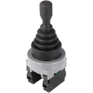 GUUZI Joystick Switch Controller 2 Position 2NO Momentary Type 150V/250V/380V 30mm Panel Installation Spring Retraction Monolever Joystick Switch Momentary Joystick, Black