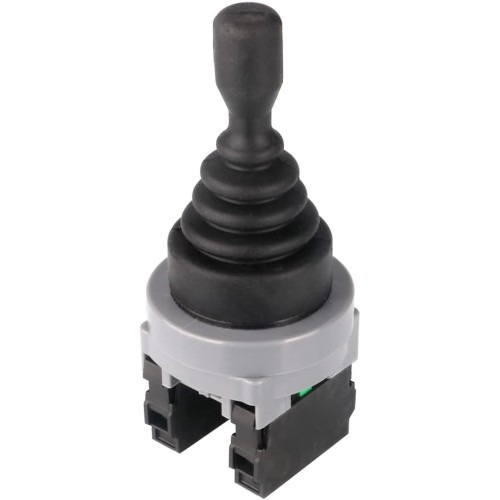 GUUZI Joystick Switch Controller 2 Position 2NO Momentary Type 150V/250V/380V 30mm Panel Installation Spring Retraction Monolever Joystick Switch Momentary Joystick, Black