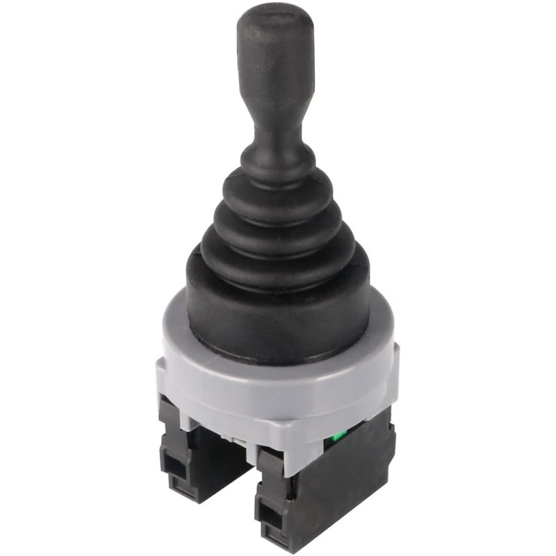 GUUZI Joystick Switch Controller 2 Position 2NO Momentary Type 150V/250V/380V 30mm Panel Installation Spring Retraction Monolever Joystick Switch Momentary Joystick, Black