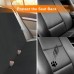 URAQT Universal Car Boot Protector, 600D Oxford Waterproof Boot Blanket, Dog Blanket, Car Seat Covers for Dogs, Car Rear Seat, Comes with 4 Headrest Straps 145 cm x 125 cm