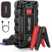 BRPOM Car Jump Starter 2000 A 21800 mAh Emergency Jump Starter for Car/Motorcycle (Engines up to 8.0 L, Gas or 6.5 L, Diesel), LED Flashlight, USB Port for Smartphone (2000 A)