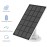 NIVIAN - Solar Panel for IP Security Cameras | Compatible with Ezviz C3A and BC1C | Outdoor IP65 | Easy Installation with 3 m Cable, Black, 1 Unidad, Monocrystalline