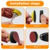 KONGMING Pack of 100 Velcro Sandpaper 2 Inch 50 mm Grit 80/120/180/240/320/400/600/1000/2000/3000 Sanding Discs Pad Kit Polishing Pad Adapter