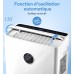 pasapair Dehumidifier 20L in 24h Dehumidification Performance - Automatic Dehumidifier for Rooms up to 195 m³ (~30 m²) with 3 Operating Modes, Digital Display, Drain Hose, Timer Against Moisture,