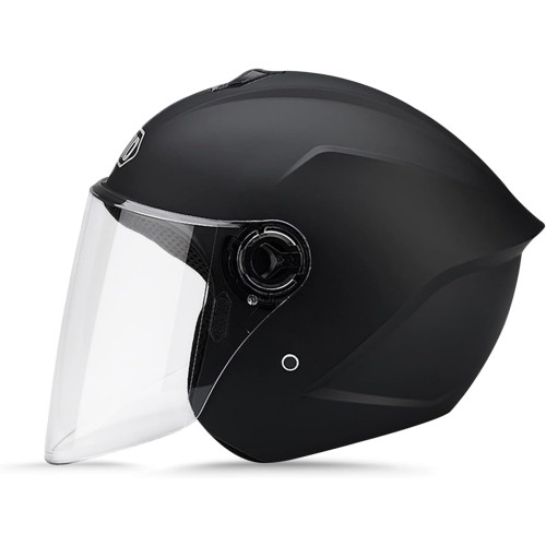 LIONCIANO Motorcycle Helmet with Safety Goggles, Jet Helmet, Scooter Helmet, Moped Helmet, Chopper Vintage, Has Passed the Road Safety Test to Effectively Protect Head Safety