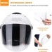 LIONCIANO Motorcycle Helmet with Safety Goggles, Jet Helmet, Scooter Helmet, Moped Helmet, Chopper Vintage, Has Passed the Road Safety Test to Effectively Protect Head Safety