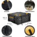 Car Roof Box, 425L Foldable Roof Bag, Waterproof Roof Box, 15 Cubic Feet Car Roof Box, Storage Box for Travel and Luggage Transport, Cars, SUVs, Black
