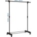 edihome, Heavy Duty Metal Portable Clothes Rack Clothes Rack Wardrobe Clothes Rack with Wheels