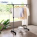 edihome, Heavy Duty Metal Portable Clothes Rack Clothes Rack Wardrobe Clothes Rack with Wheels
