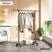edihome, Heavy Duty Metal Portable Clothes Rack Clothes Rack Wardrobe Clothes Rack with Wheels