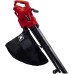 Einhell GC-EL 3024 E Electric Leaf Vacuum Cleaner (Suction / Blowing Function, Suction Tube Diameter 75 mm, Suction Power 650 m³/h, Chopping Function, Chopping Rate 10:1, Blowing Speed 240 km/h,