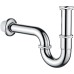 Ibergrif M20506 Stainless Steel Siphon Sink 1 1/4 Inch x 32 mm - Universal Syphon Drain Fitting, Pipe Siphon with Odour Trap & Anti-Clogging Tool-free Assembly