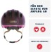 ABUS Kinderhelm Smiley 3.0 ACE LED - Fahrradhelm mit Licht