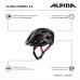 ALPINA Panoma Reflective and Optimally Ventilated Bicycle Helmet with Fly Net and Retrofittable LED for Adults