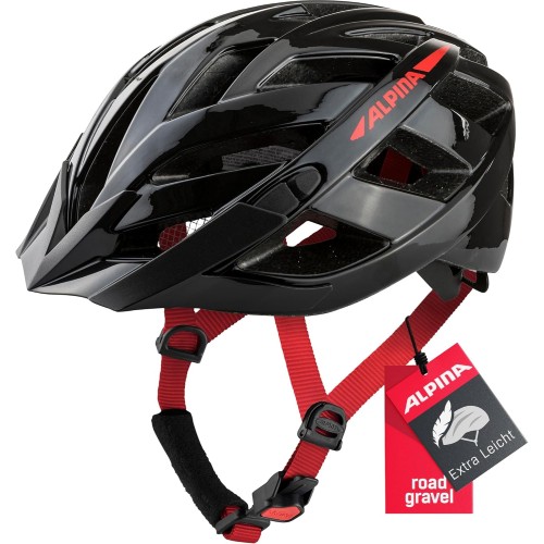 ALPINA Panoma Reflective and Optimally Ventilated Bicycle Helmet with Fly Net and Retrofittable LED for Adults