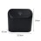 liyun Car Bin with Lid General, Motors Mini Leak-proof Rubbish Bin, Front Seat Accessories, Car Office, Bedroom, Home Car Rubbish Bin with Lid, Hanging Storage Box (Black)