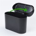 liyun Car Bin with Lid General, Motors Mini Leak-proof Rubbish Bin, Front Seat Accessories, Car Office, Bedroom, Home Car Rubbish Bin with Lid, Hanging Storage Box (Black)