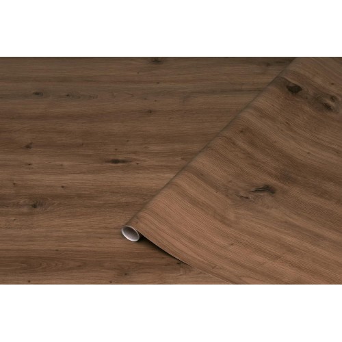 d-c-fix самозалепващо фолио за мебели, Artisan Oak, тъмно дърво, 67,5 cm x 2 m, фолио за мебели, самозалепващо, декоративно фолио, кухненски шкаф, перваз, фолио за шкаф, маса, дървено фолио, рустик дъб