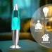 Lava Lamp Blue Lava Lamp Large 38 cm Lava Lamp Children and Children and Adults Ideal for Meditation Bedroom Living Room Decoration Original Gift
