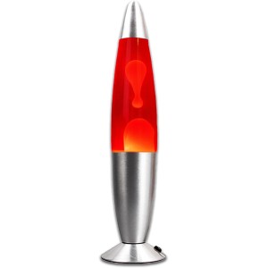 Lava Lamp Red Lava Lamp Large 38 cm Lava Lamp Children and Children and Adults Ideal for Meditation Bedroom Living Room Decoration Original Gift