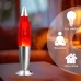 Lava Lamp Red Lava Lamp Large 38 cm Lava Lamp Children and Children and Adults Ideal for Meditation Bedroom Living Room Decoration Original Gift