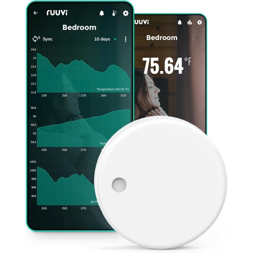 RUUVI Innovationen LTD Nuevo 2024-RUUVITAG Sensor (4 in 1) DRU-001 Other, Multi-Colour, One Size