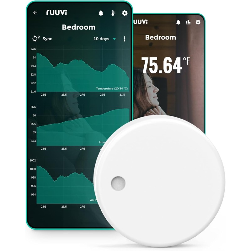 RUUVI Innovationen LTD Nuevo 2024-RUUVITAG Sensor (4 in 1) DRU-001 Other, Multi-Colour, One Size