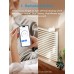 Meross Smart Radiator Thermostat Compatible with HomeKit, Wi-Fi Heating Thermostat Compatible with Siri, Alexa and Google Assistant, Remote Control, Requires Hub, M30 x 1.5 mm, 6 Adapters, 1 Piece