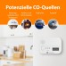Smartwares Carbon Monoxide Detector, 10 Year Sensor, 1.5 Test Winner Rating, with Display and Test Button - FGA-13041