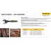 Stanley FatMax FMHT13126-0 Adjustable Wrench (8 Inches, Bi-Material, with Quick Release Function, Metric and Inch Dimensions, Hanging Hole)