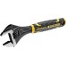 Stanley FatMax FMHT13126-0 Adjustable Wrench (8 Inches, Bi-Material, with Quick Release Function, Metric and Inch Dimensions, Hanging Hole)