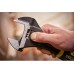 Stanley FatMax FMHT13126-0 Adjustable Wrench (8 Inches, Bi-Material, with Quick Release Function, Metric and Inch Dimensions, Hanging Hole)