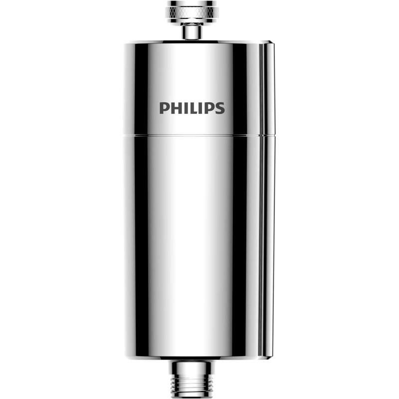 Philips Shower Filter 3 Stage Water Softener Double Mesh Filtration KDF Material Reducing Chlorine/Impurities/Rust Sediments Large Capacity Handheld Shower with Rain Shower