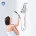 Philips Shower Filter 3 Stage Water Softener Double Mesh Filtration KDF Material Reducing Chlorine/Impurities/Rust Sediments Large Capacity Handheld Shower with Rain Shower