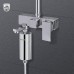 Philips Shower Filter 3 Stage Water Softener Double Mesh Filtration KDF Material Reducing Chlorine/Impurities/Rust Sediments Large Capacity Handheld Shower with Rain Shower