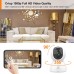 ANTELA WiFi IP Camera Indoor 355°/90° Swivelling PTZ Surveillance Camera Indoor 2.4 GHz WiFi, 2-Way Audio, IR Night Vision, Motion Detection, Compatible with Alexa