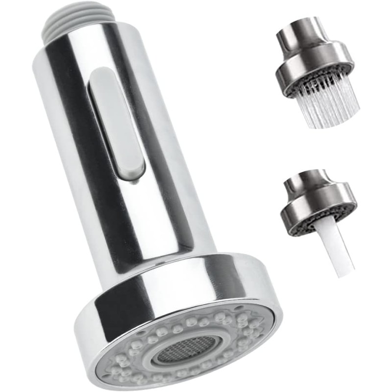 PERFETSELL Replacement Multi-Function Pull Kitchen Faucet Replacement Shower Extendable Replacement Hand Shower for Kitchen Tap Kitchen Dish Rinser Replacement Head 2 Modes Kitchen Spray Shower