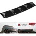KIMISS Seat Diffuser 2019Carbon Front Bumper Lip, Rear Bumper Diffuser Lip Rear Bumper Splitter Diffuser