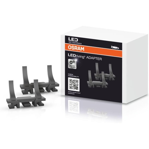OSRAM LEDriving Adapter for Night Breaker H7 LED; 64210DA04; Lamp Holder, Nero